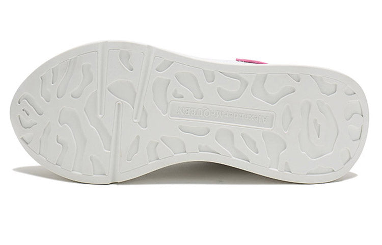 (WMNS) Alexander McQueen Oversized Runner Sneakers 'White Rose Pink' 586410WHRUB9373