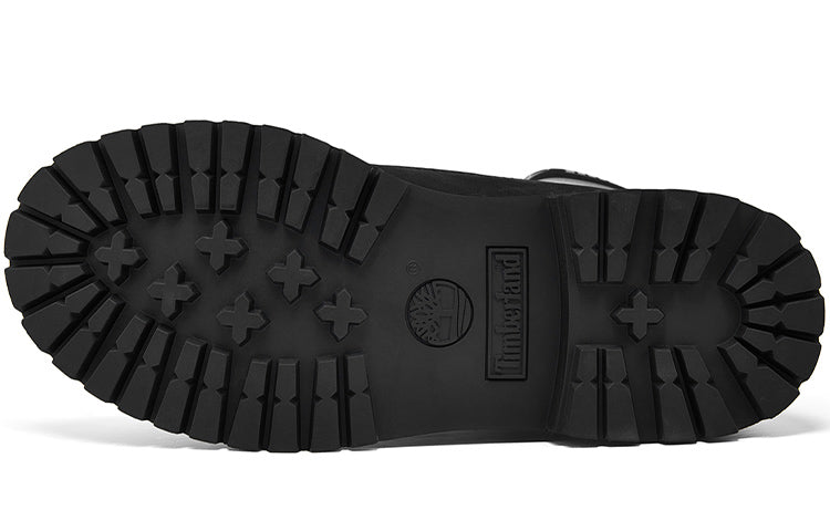 (WMNS) Timberland 6 Inch Premium Waterproof Boots 'Black Nubuck Logo' A41CXW