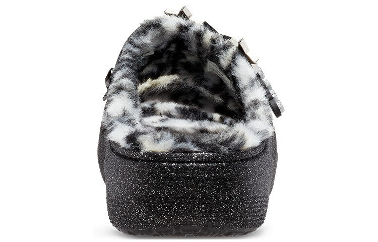 Classic Cozzzy Disco Glitter Sandals 'Black' 208074-0C4