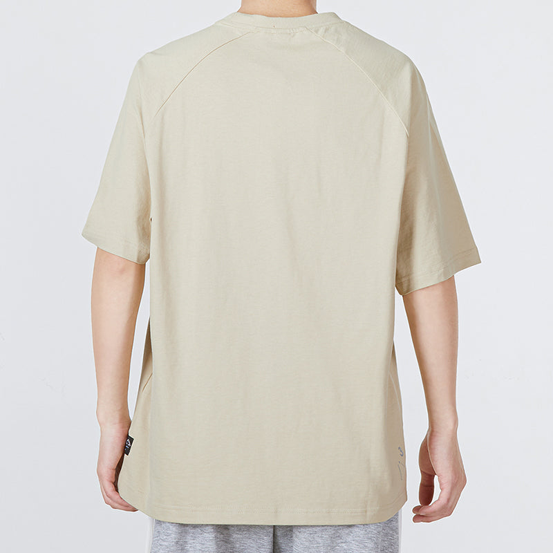 adidas M Prsve Bos Tee Athleisure Casual Sports Logo Round Neck Short Sleeve Khaki HD0049