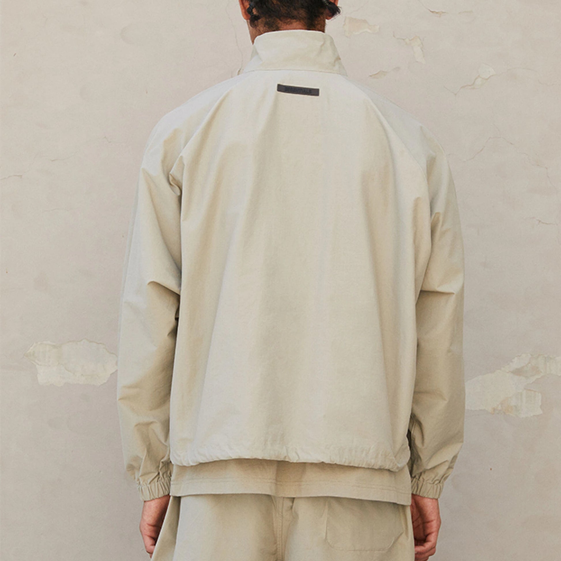 Fear of God Essentials FW21 Half Zip Track Jacket Pistachio FOG-FW21-016