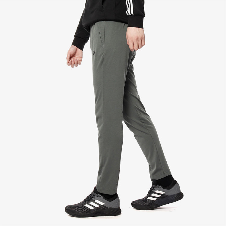 adidas Wj Pnt Sj logo Logo Woven Sports Long Pants Gray Green DY8744