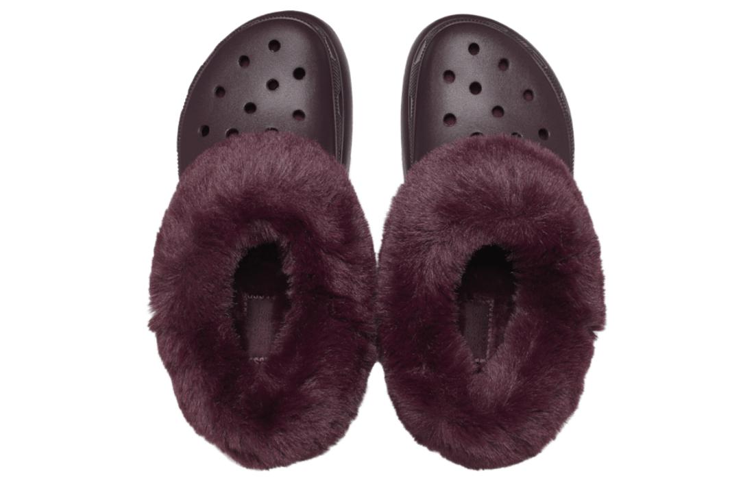 (WMNS) Crocs Furever Crush Shoes 'Dark Cherry' 208446-6WD