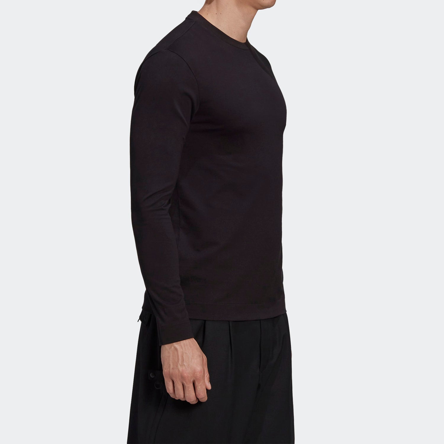 Men's Y-3 CH2 Back Alphabet Long Sleeves Black GK4369