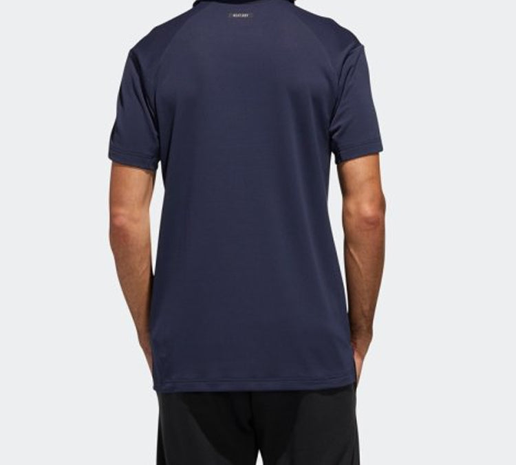 adidas HTRDY M PL2 SL Tennis Sports Polo Shirt Blue FS3777