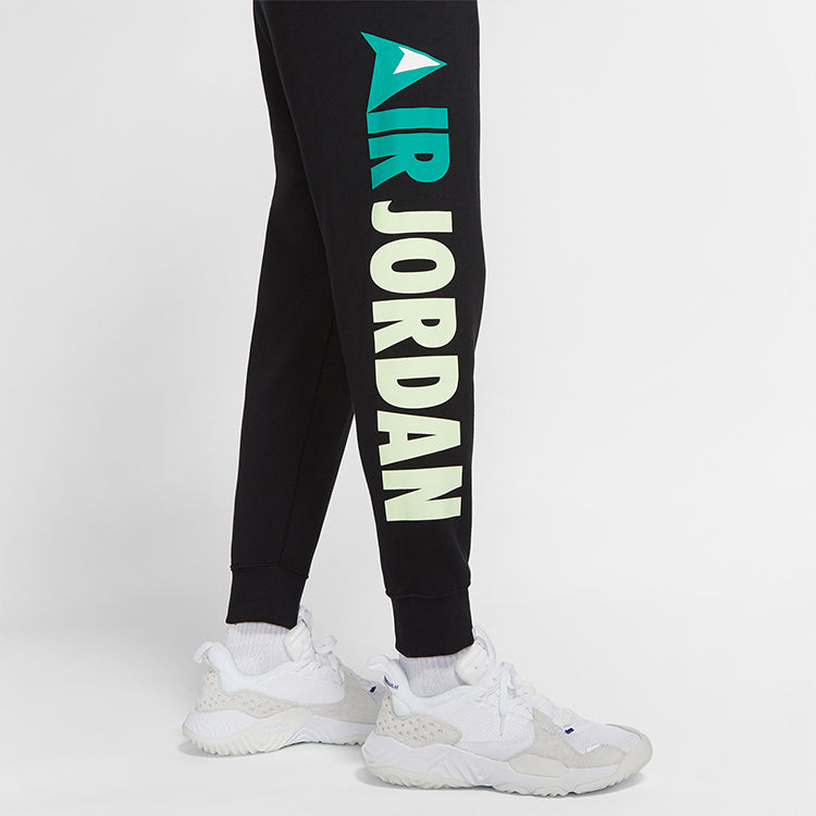 Air Jordan Winter Utility Fleece Lined Bundle Feet Casual Sports Long Pants Black CT3496-010