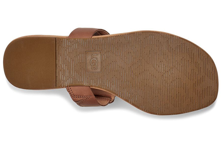 (WMNS) UGG Gaila Brown Slippers 1119756-TLTH
