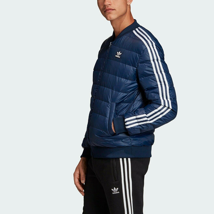 adidas originals Sst Down Jkt Stay Warm Sports Down Jacket Dark Blue FL0005