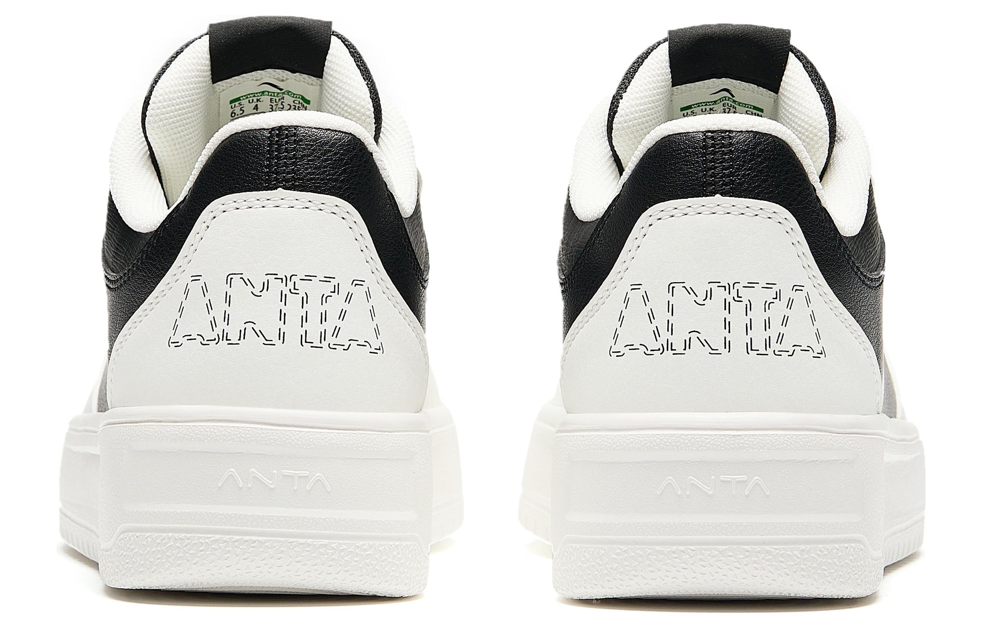 (WMNS) ANTA Skateboarding Series Sneakers 'White Black' 922418001Q-3