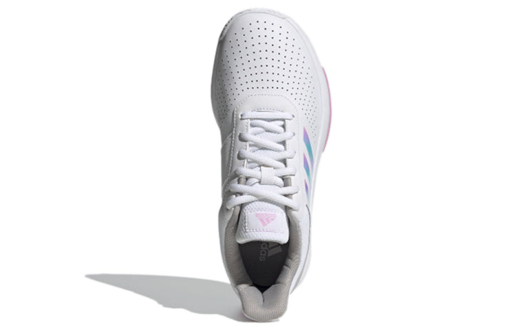 (WMNS) adidas Courtsmash White/Pink FY8732