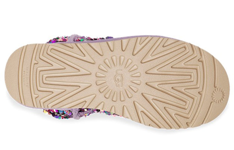 (WMNS) UGG Classic Mini Stellar Sequin Snow Boots Purple 1112515-LFST