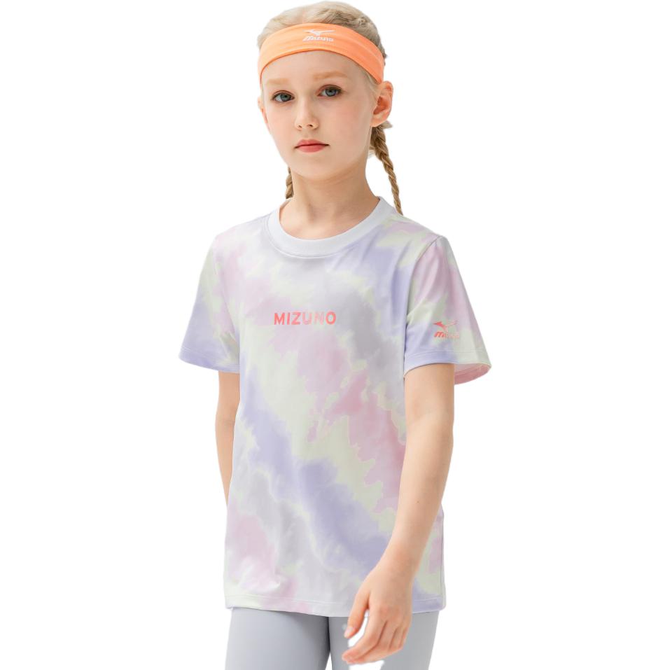 (GS) Mizuno Casual T-shirt 'Pink' T1247