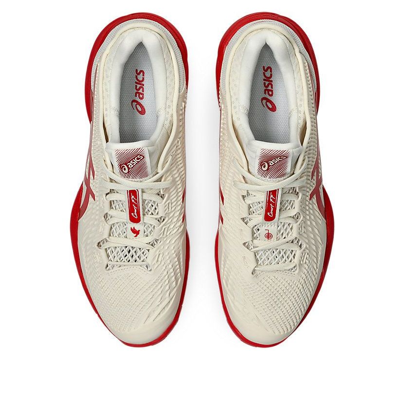 ASICS Court FF 3 Novak 'Cream Classic Red' 1041A522-968