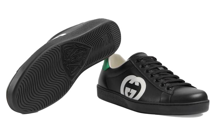 Gucci Ace 'Interlocking G - Black White' 625783-1XG70-1103