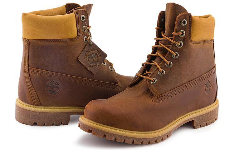 Timberland Premium 6 Inch Waterproof Boot 'Medium Brown Yellow' A628D