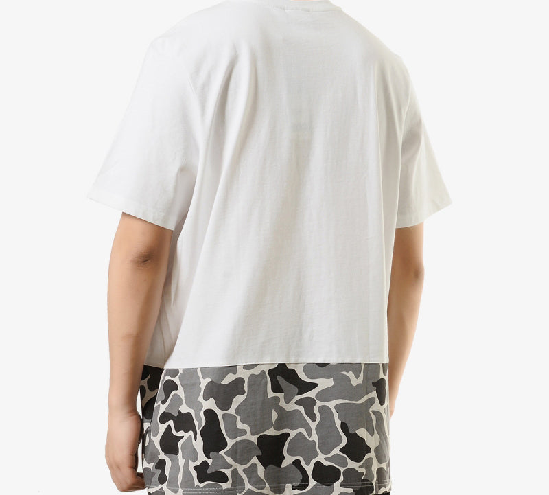 adidas originals Camouflage Leopard print Short Sleeve White DN8034