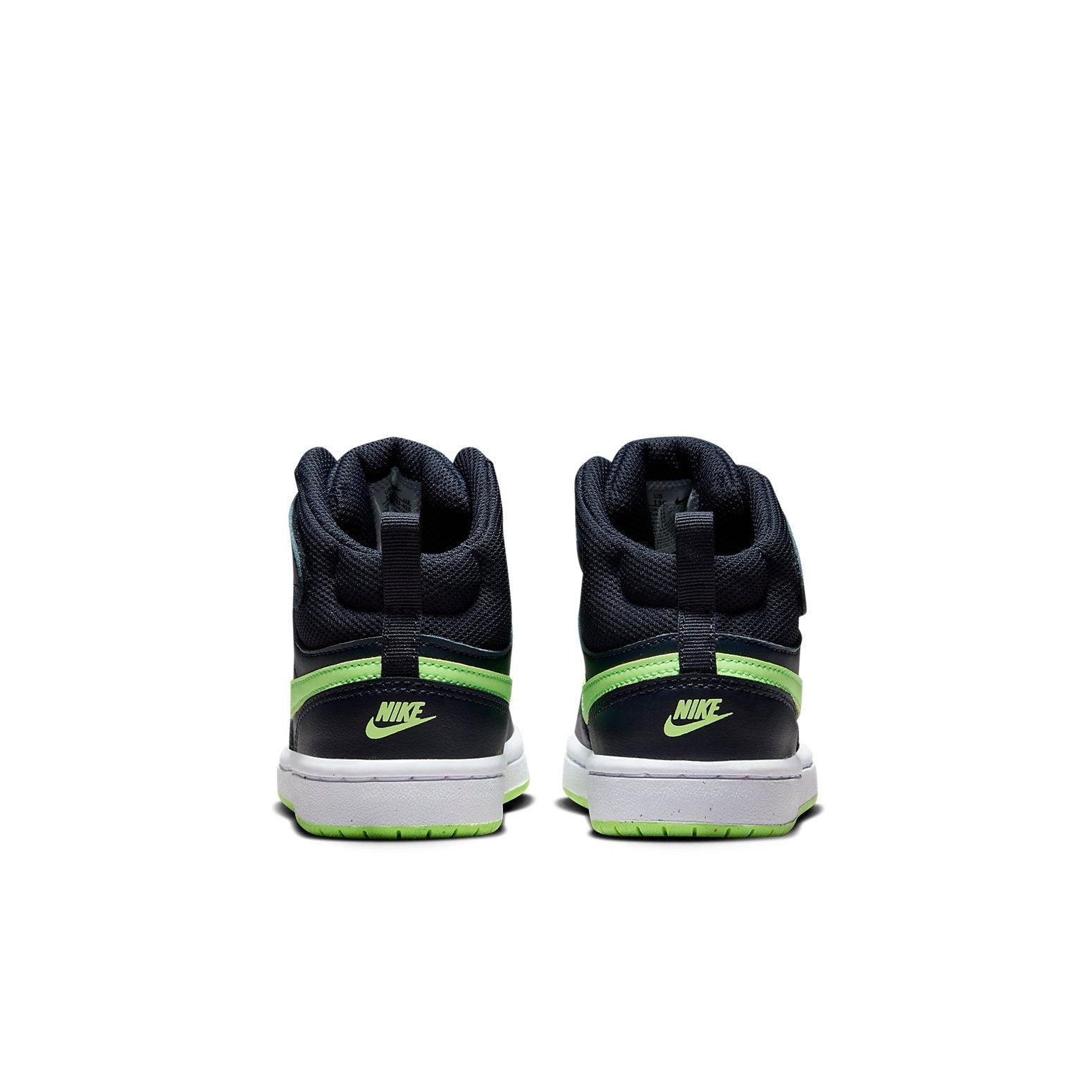 (PS) Nike Court Borough Mid 2 'Dark Obsidian Lime' CD7783-403