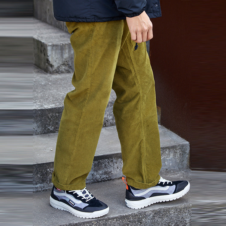 Vans Authentic Chino Cord Relaxed Trousers 'Olive Green' VN0A5FK3YXH