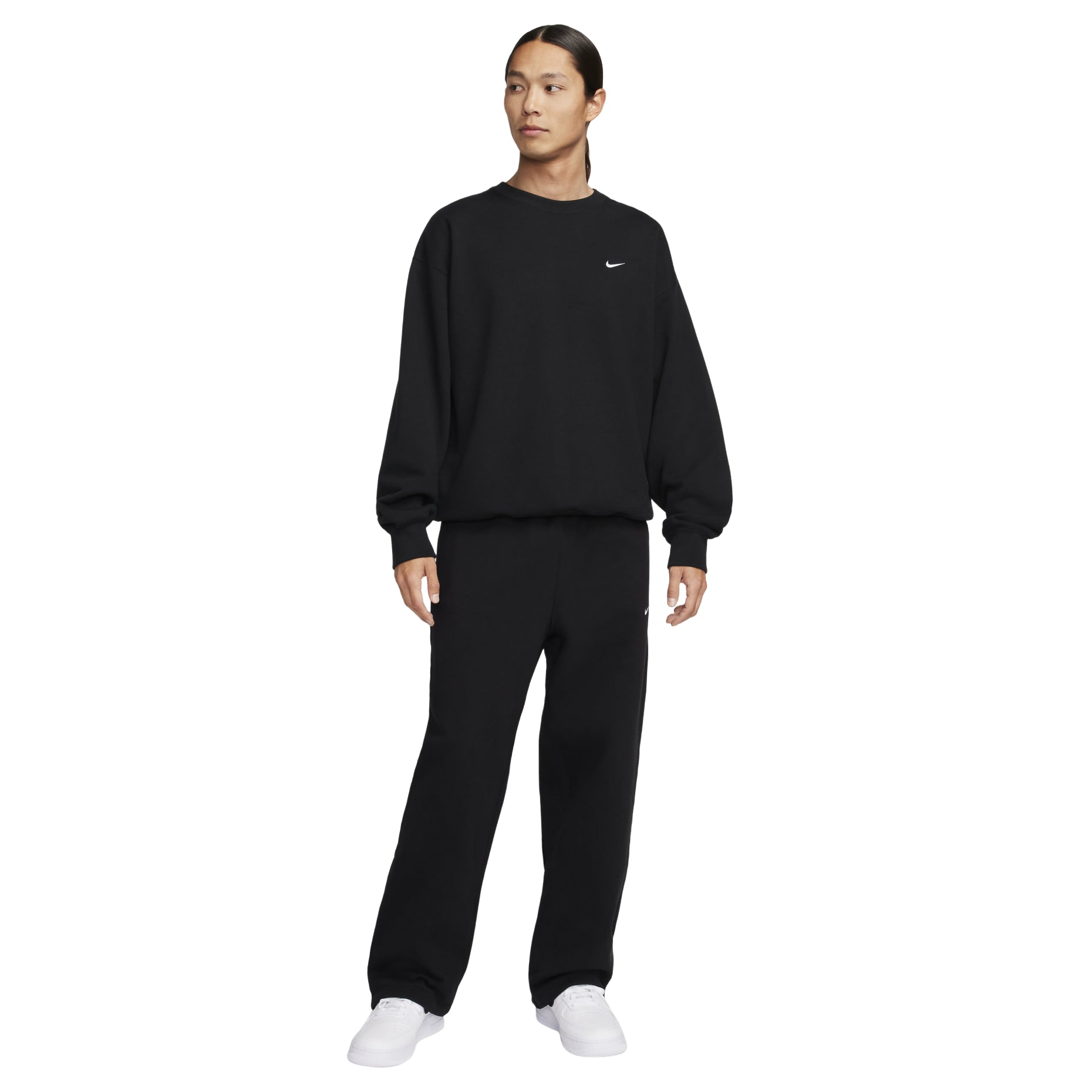 Nike Sportswear Swoosh Sweatpants Asia Sizing 'Black' FN3343-010