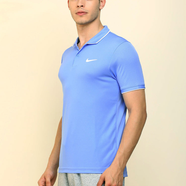 Nike Court Dri-FIT Quick Dry lapel Tennis Short Sleeve polo Blue 939138-478