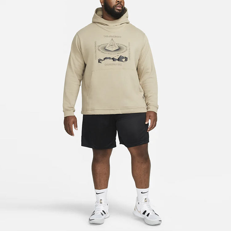 Nike Kyrie Alphabet Printing Pullover 'Khaki' DA6693-247
