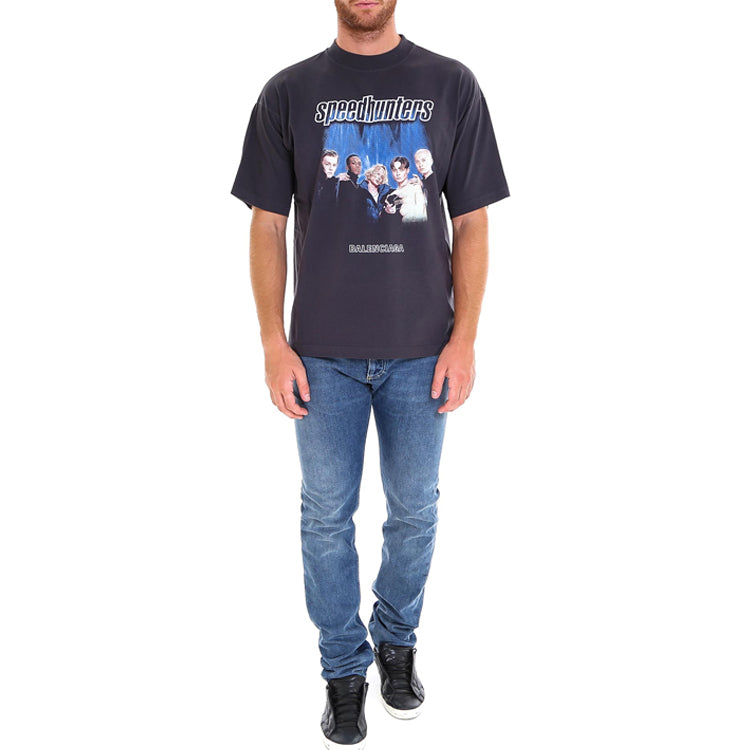 Balenciaga Speed Hunters Band Short Sleeve Unisex Purple 541704TCV381055