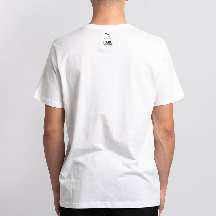 PUMA FENDI Crossover Round Neck Short Sleeve White 595682-02