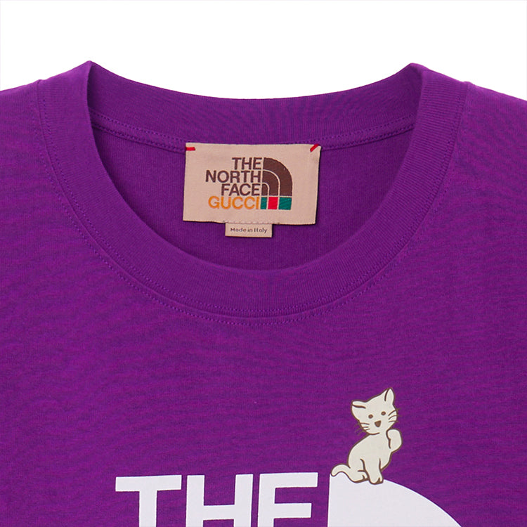 Gucci x THE NORTH FACE Logo Tee 'Purple' 616036-XJDRD-5137