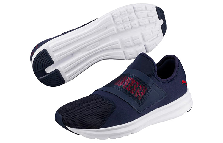 PUMA Enzo Strap 2 Low Running Shoes Blue/White 191072-02