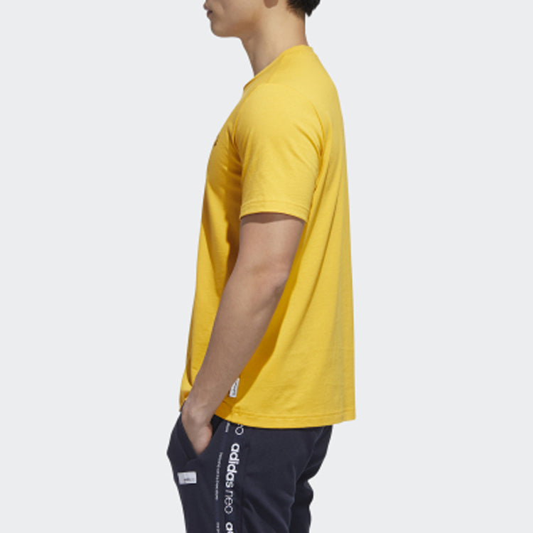adidas neo Yellow Sports Short Sleeve Yellow GL7218