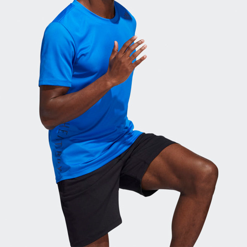 adidas HEAT.RDY 3-Stripes Tee 'Blue' FM2104