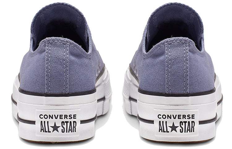 (WMNS) Converse Chuck Taylor All Star Platform Low Top Thick Sole Blue Grey 564997C