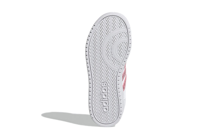 (PS) adidas Hoops 2.0 K 'White Pink' FY9461