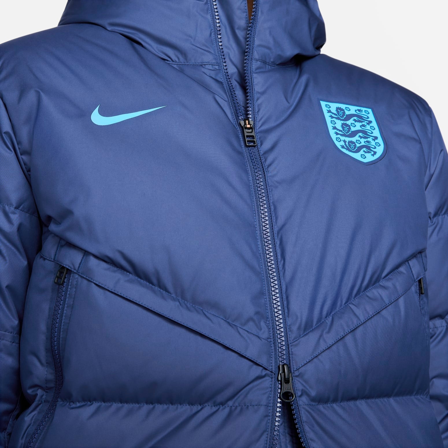 Nike 2022-2023 England Strike Storm Down Jacket 'Blue' DQ0937-492