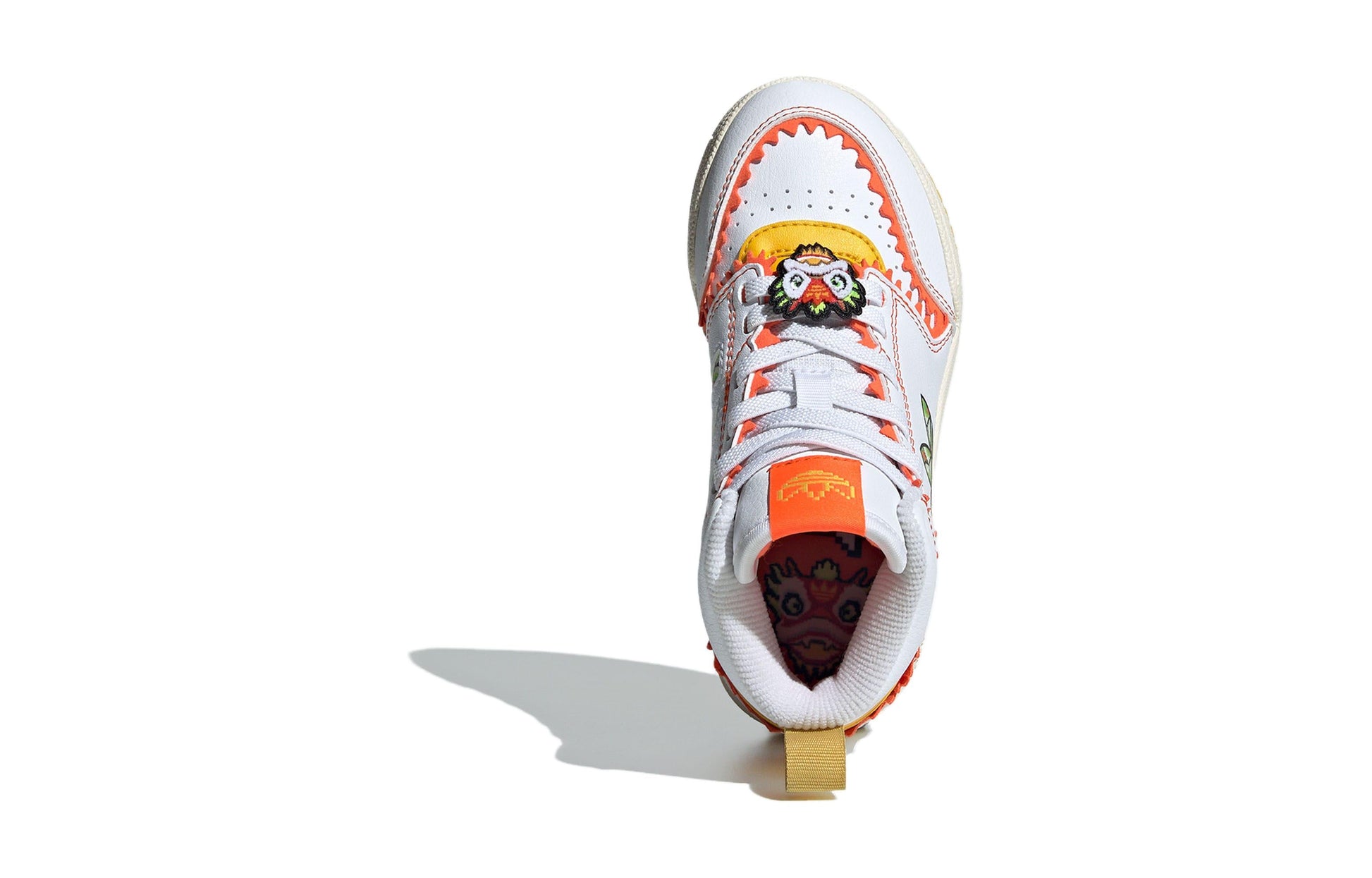 (GS) adidas Originals Drop Step EL C 'White Orange' IF9367