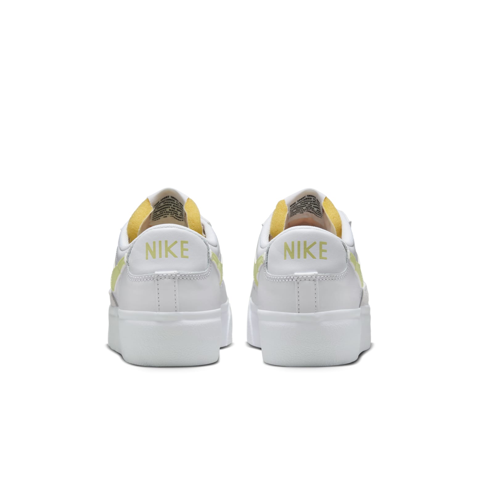 (WMNS) Nike Blazer Low Platform 'White Life Lime' DJ0292-115