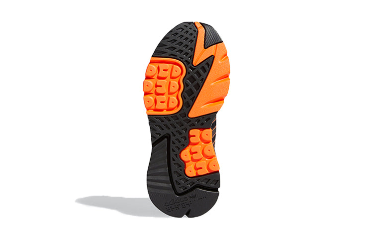 (GS) adidas Nite Jogger 'Black Solar Orange' FW0188