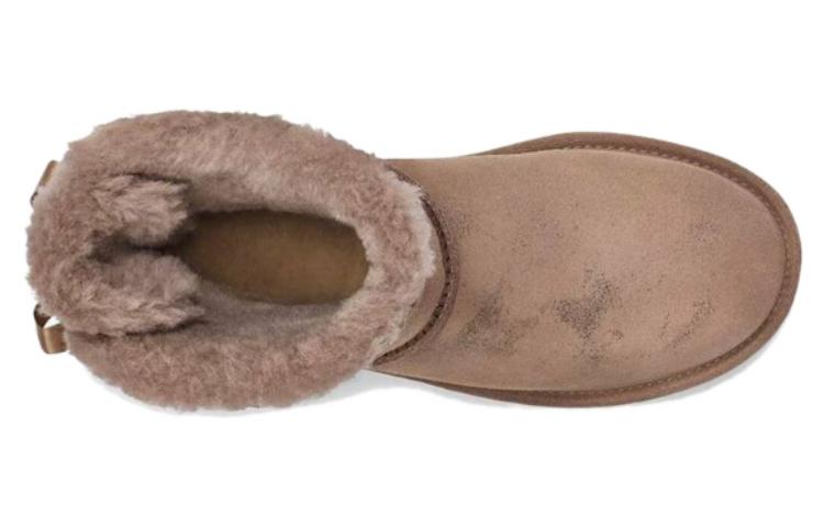 (WMNS) UGG Mini Bailey Bow II Shimmer 1112533-CRBO