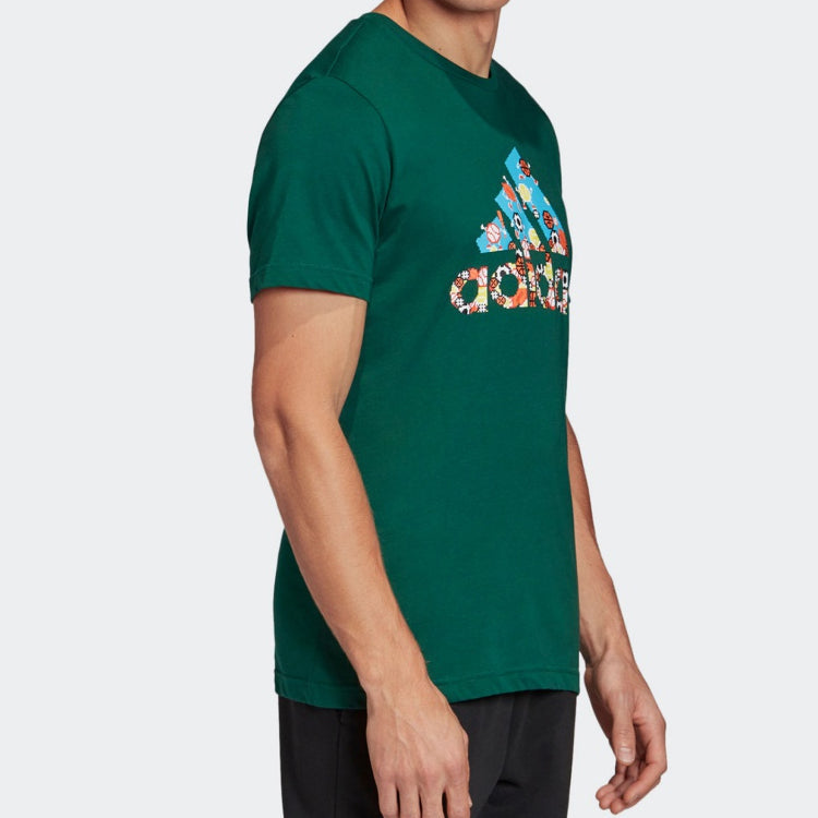 adidas Sports Stylish Short Sleeve Forest Green FN1748
