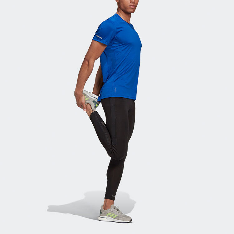 adidas Logo Printing Running Sports Male Blue GC9094