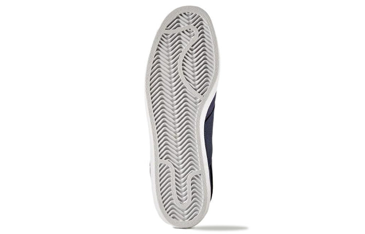 adidas originals Superstar Slip-on Cozy Wear-resistant Skateboarding Shoes Blue BZ0113
