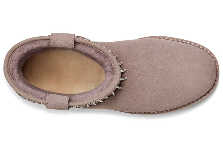 (WMNS) UGG Classic Mini Fringe 'Grey' 1127454-SYGR