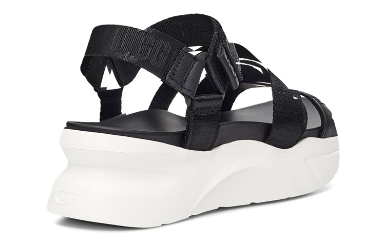 (WMNS) UGG LA Cloud Collection Sports sandals 'Black White' 1118499-BPLL