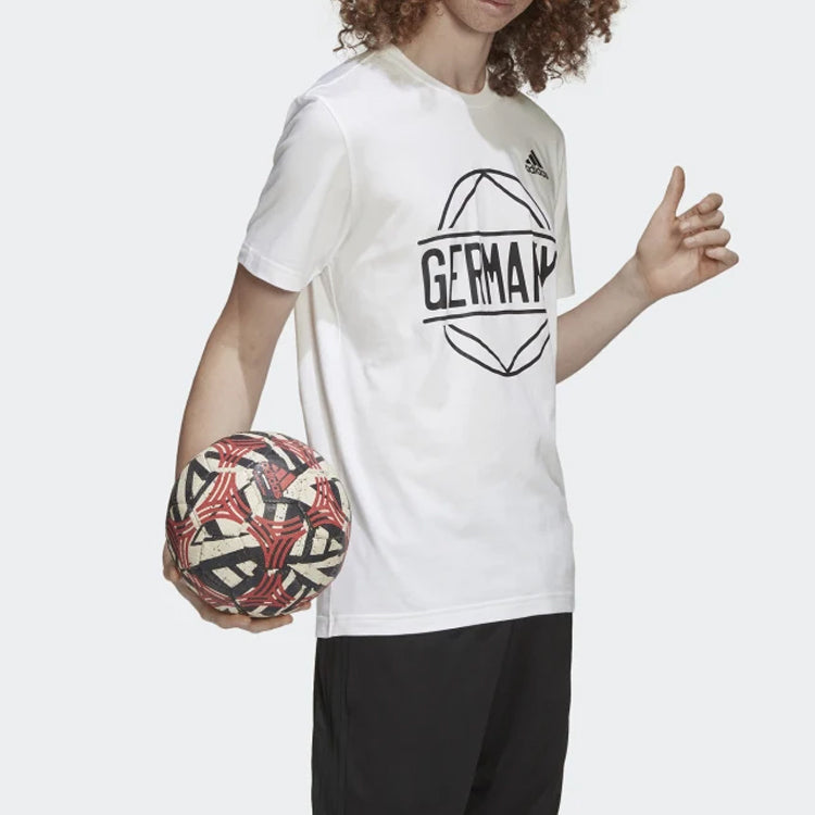 adidas Germany Printing Soccer/Football Sports White FT6052