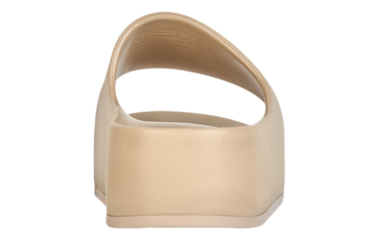 (WMNS) Balenciaga Chunky Slide Sandals 'Beige Rubber' 654315W1S899230