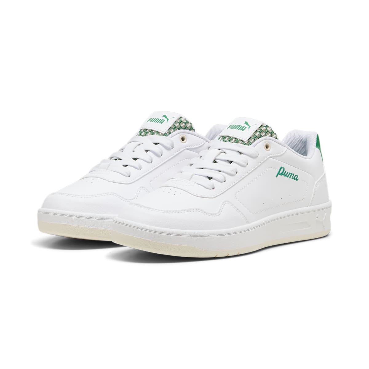 (WMNS) PUMA Court Classy Blossom 'White Archive Green' 395092-01