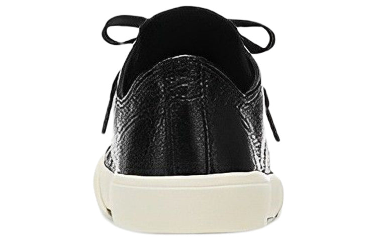 Balenciaga Paris Low Top Sneakers 'Black Destroyed Cotton and White Rubber' 688754W3RCB1090