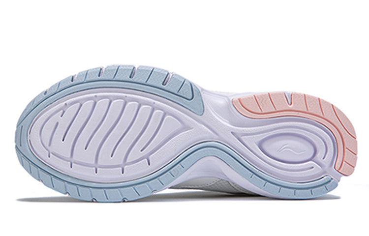 (WMNS) Li-Ning Comfort Running Shoes 'White Blue' ARBQ044-1