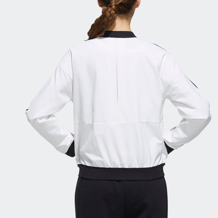 (WMNS) adidas BOMBER Sports Stylish Jacket White DW5710