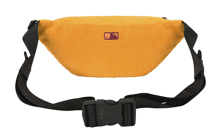 MLB NY New York Yankees Corduroy Belt Bag Yellow 32BGCB011-50D